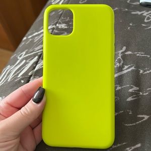 Neon Yellow Iphone 11 pro max case